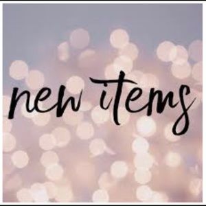 New items added today 😊